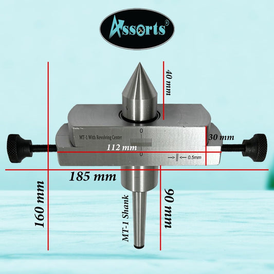 LATHE'S TAILSTOCK ATTACHMENT FOR METAL-TURNING IN TAPER PROFILE // EASY ENGINEERING MACHINE TOOL ACCESSORIES TO GIVE FREEDOM FROM OFF-SETTING THE TAILSTOCK OF YOUR LATHE MACHINE (MORSE TAPER 1MT)