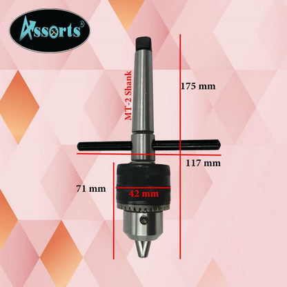 MT2 Easy Tapping Attachment With Drill Chuck For Lathe Machine-tapping, drilling, and Reaming Engineering Machine Tools