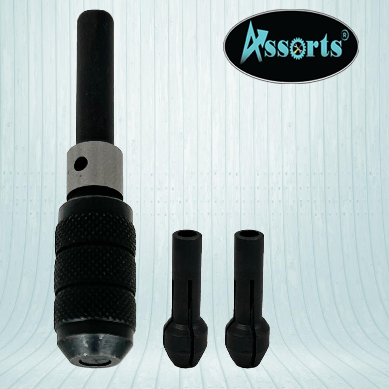 3 Piece Pin Chuck Set-Capacity: 0"-1/32", 1/32"-1/16", 1/16"-3/32"-Small Drill Bits