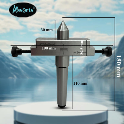 Lathe's Tailstock Attachment For Metal-turning In Taper Profile // Easy Engineering Machine Tool Accessories To Give Freedom From Off-setting The Tailstock Of Your Lathe Machine (Morse Taper 3MT)