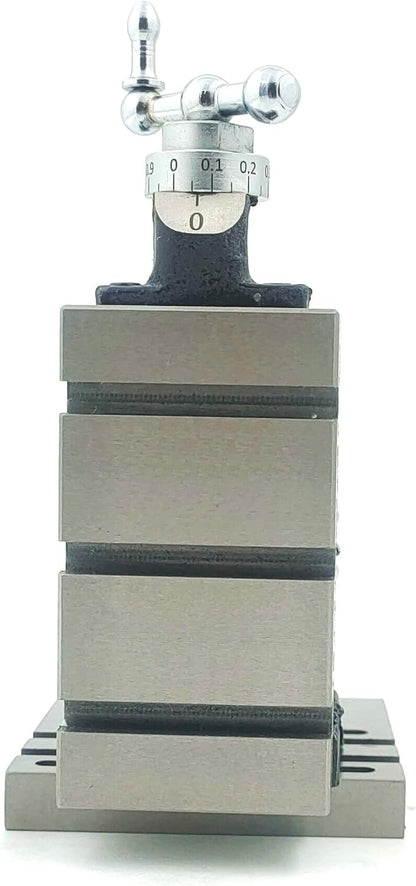 Mini Vertical Milling Slide with 2"/ 50 mm Mini Steel Vice & Base Mounting Plate - Direct Mounting on 7 x 14 Mini Lathe Machine-(No clamps)