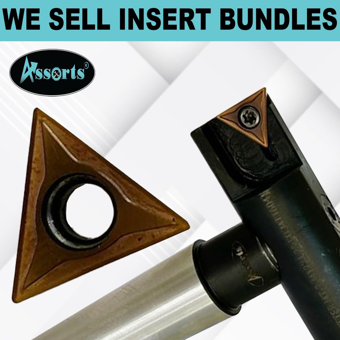 Assorts 3" Indexable Fly Cutter with MT3 Shank (M12 x 1.75 Drawbar Thread) – TCMT 1604 Carbide Insert Compatible – Precision Milling Tool for Surface Facing