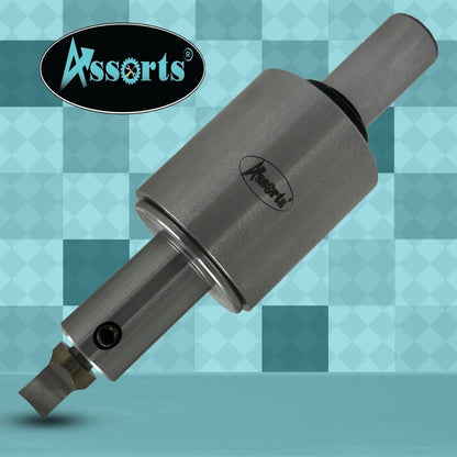 ASSORTS Precision Rotary Broach with 3/4” (19.05 mm) Shank & H.S.S Square Punch 7 Pcs– Ideal for CNC, Lathe, Milling & Drilling Machines