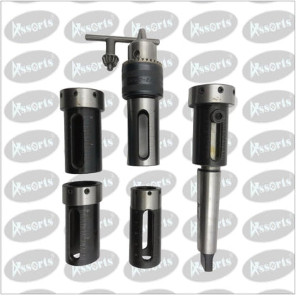 ASSORTS MT-3 TAPPING/DRILLING/THREADING ATTACHMENT WITH DIE HOLDER WITH DRILL CHUCK