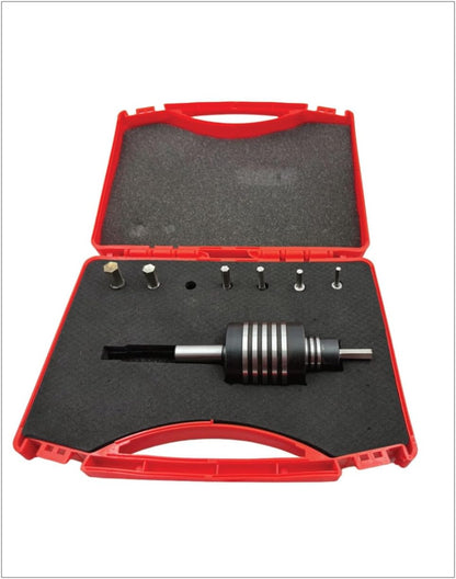 Assorts Lathe's High-Precision Live Revolving Center with Straight Shank and High-Speed Steel (HSS) Hex Rotary Broach for Superior Machining Accuracy and Versatility