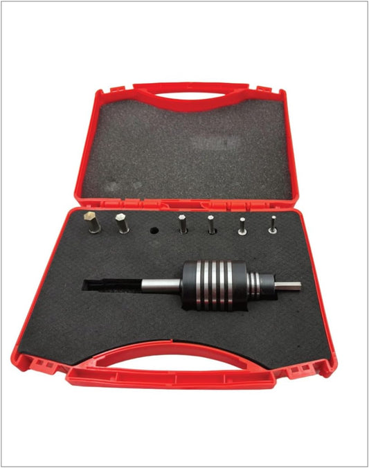 Assorts Lathe's High-Precision Live Revolving Center with Straight Shank and High-Speed Steel (HSS) Hex Rotary Broach for Superior Machining Accuracy and Versatility