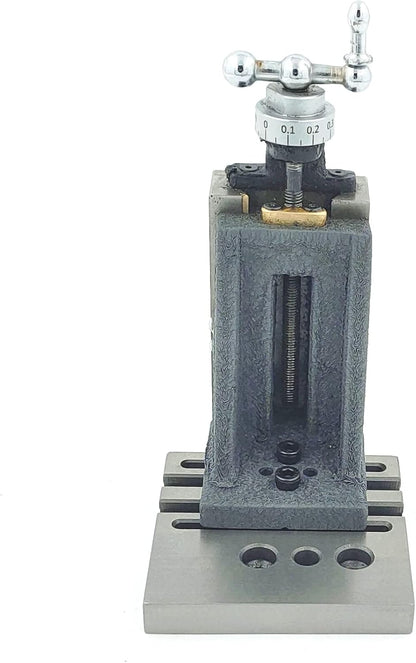 Assorts' Design Patent Mini Vertical Milling Slide with Base Plate- Direct Mounting on 7 x 14 Mini Lathe Machine