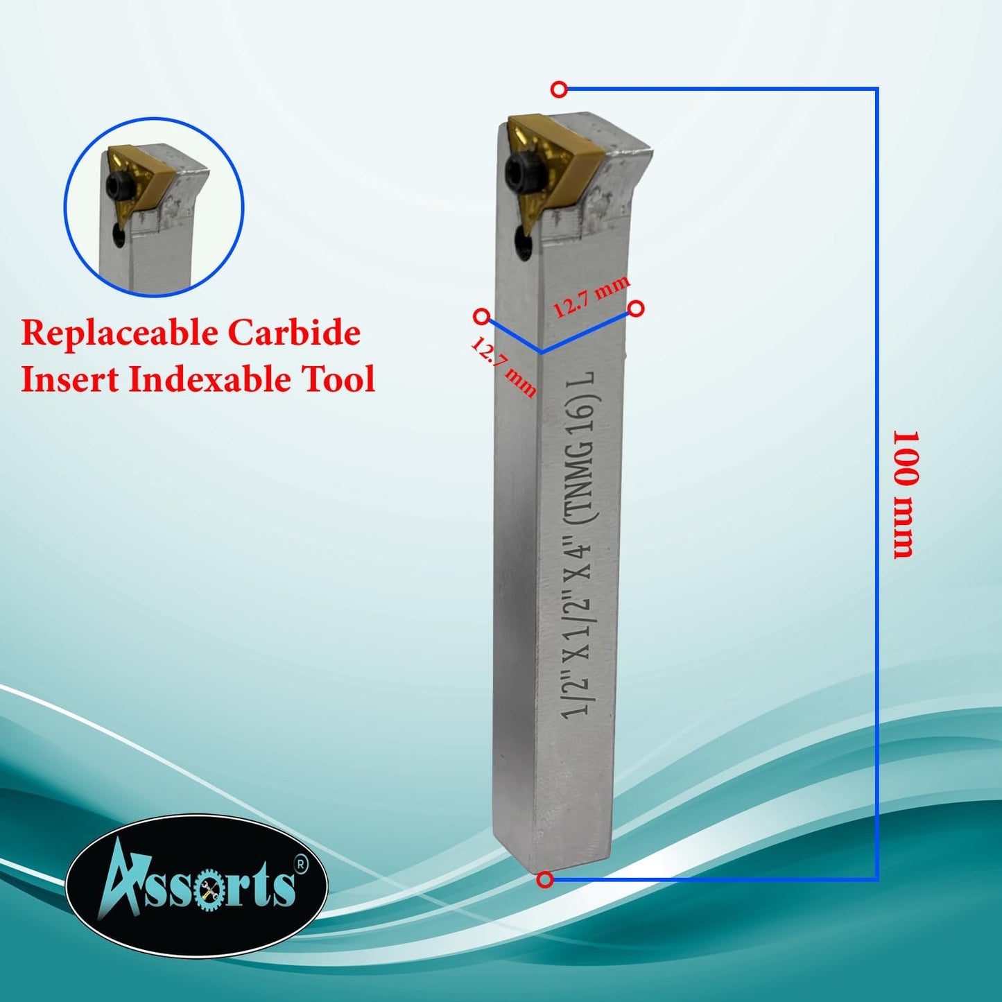 3" Inch II 75 mm Head Diameter Fly Cutter For Milling & Lathe Machine with Replaceable Carbide Insert Indexable Tool