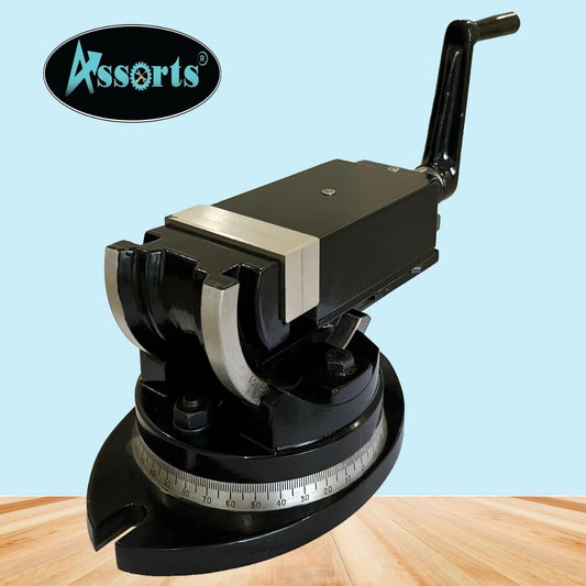 Precision Milling Vise Vice Swivel Base & Angle Tilting 2 way-Jaw 3" Inches (75 mm)