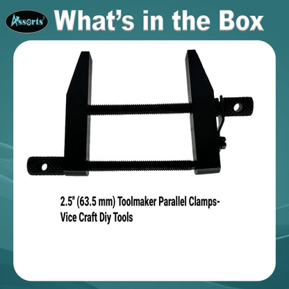 2.5" (63.5 mm) TOOLMAKER PARALLEL CLAMPS- VICE CRAFT DIY TOOLS