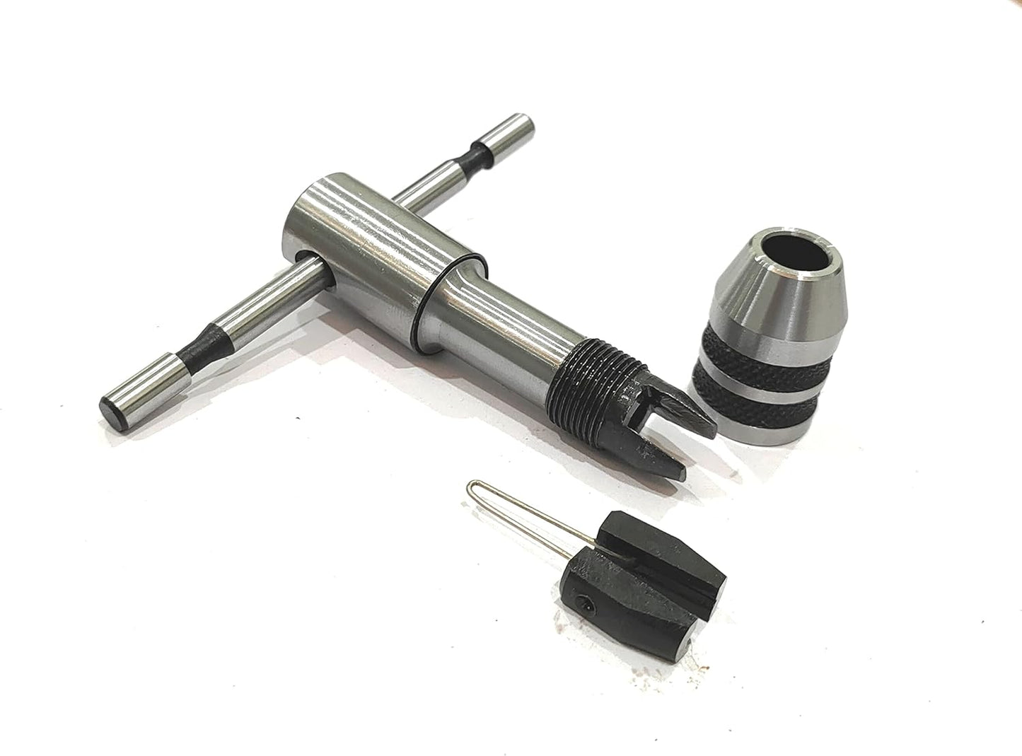 ASSORTS T-Tap Wrench Ratchet Style Capacity 5/32" to 1/4" (M4 to M6)-Tapping, Reamer, Threading Tools