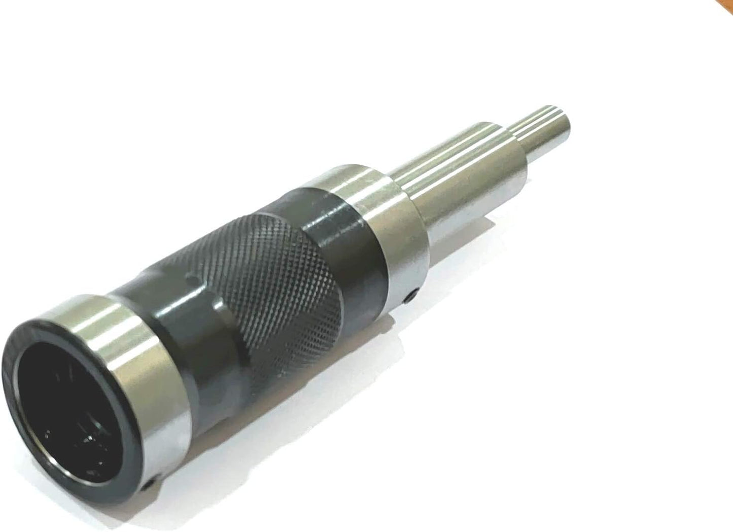 Straight Shank 3/8"- Lathe Tailstock Threading Die Holder (Imperial (Holds 13/16" & 1" OD Dies))