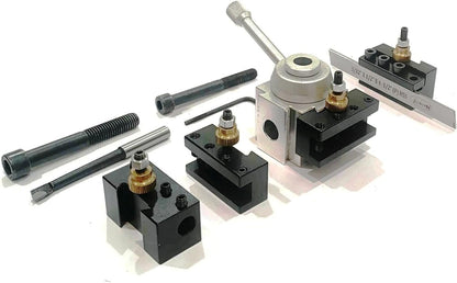 Aluminium body quick change tool post set for mini lathe machine