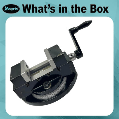 Assorts Self Centering Milling Machine Vice with Swivel Base 2" (50 MM)