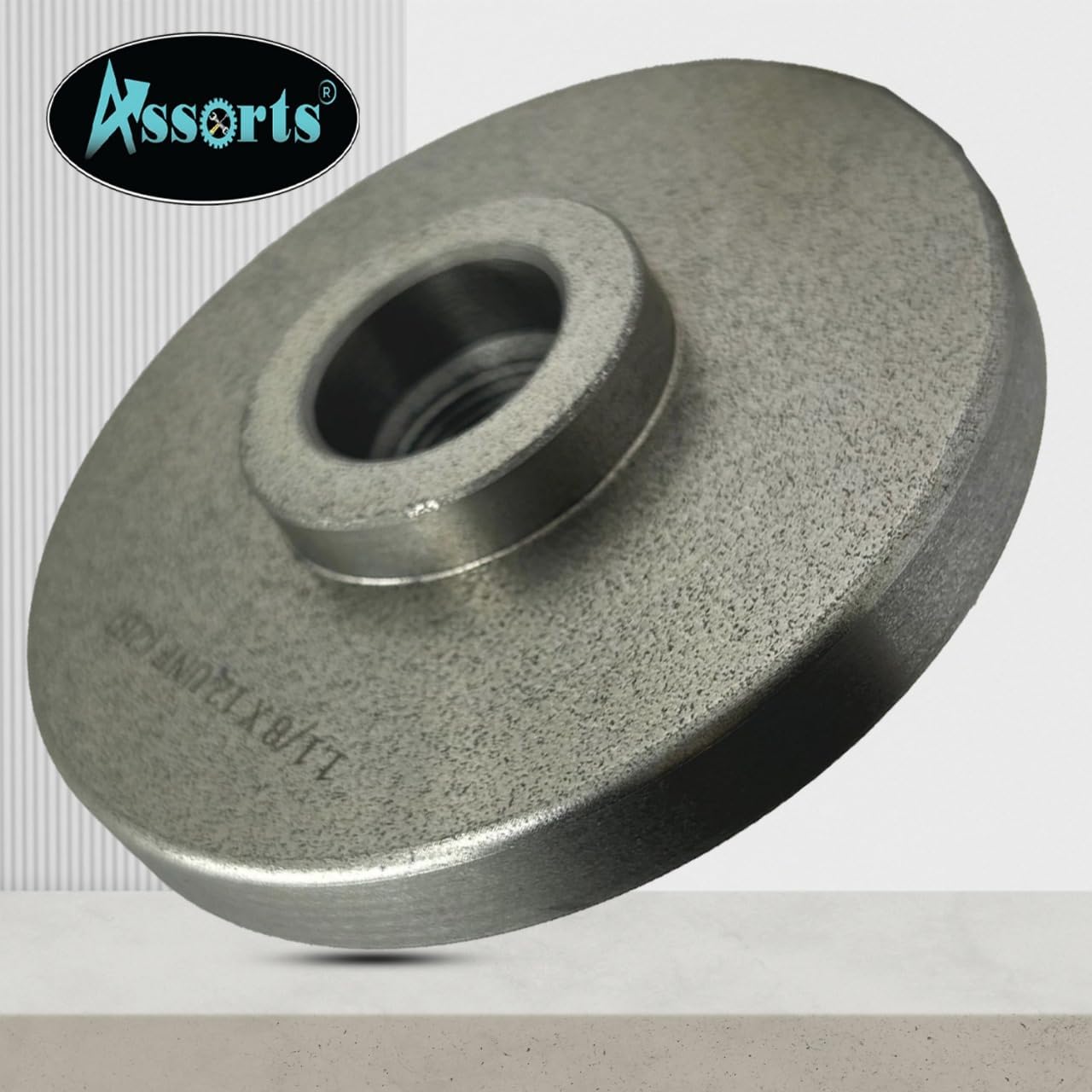 125 mm Cast Iron Backplate for Chuck Mounting | Myford-Compatible, 1-1/8" x 12 TPI Thread