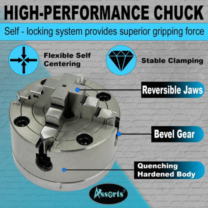 Assorts 80 mm 4 Jaws Independent Dog chuck with Back Plate & T nuts for Rotary Table