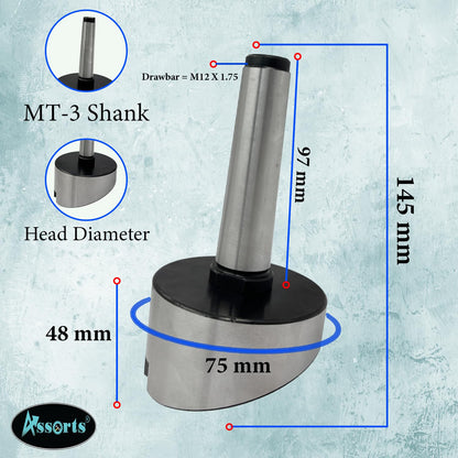 3" Inch II 75 mm Head Diameter Fly Cutter For Milling & Lathe Machine with HSS Tool Bit