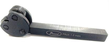 Assorts Knurling Tool Pivot Head – Diamond Pattern, Metric Pitches, 1/2" Square Shank for Lathe, Metalworking & Engineering Tools