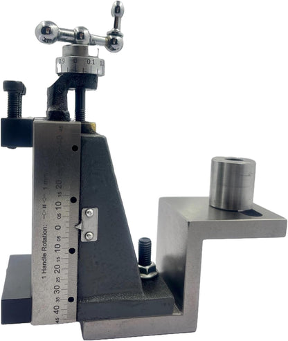 Assorts Mini Vertical Slide 90x50mm (2-Slot) – Fixed & Swivel, 3-Jaw/4-Jaw, Base Plate & Z-Angle Plate for Mini Lathe (Fixed Slide (2-Slot) + 4-Jaw Chuck + Z-Angle Plate)