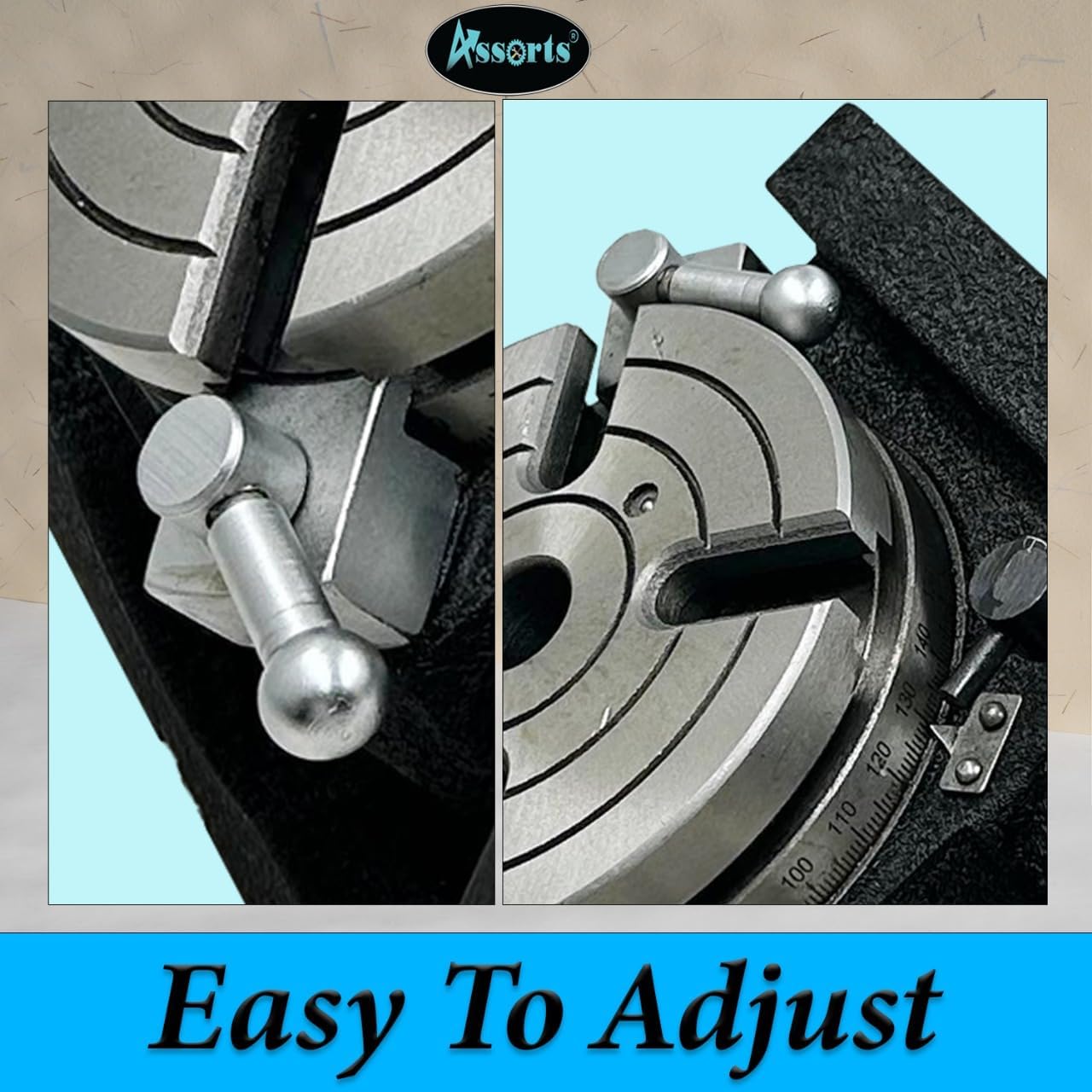 Rotary Table (HV4 (110 mm) Tilting - 4 Slots)