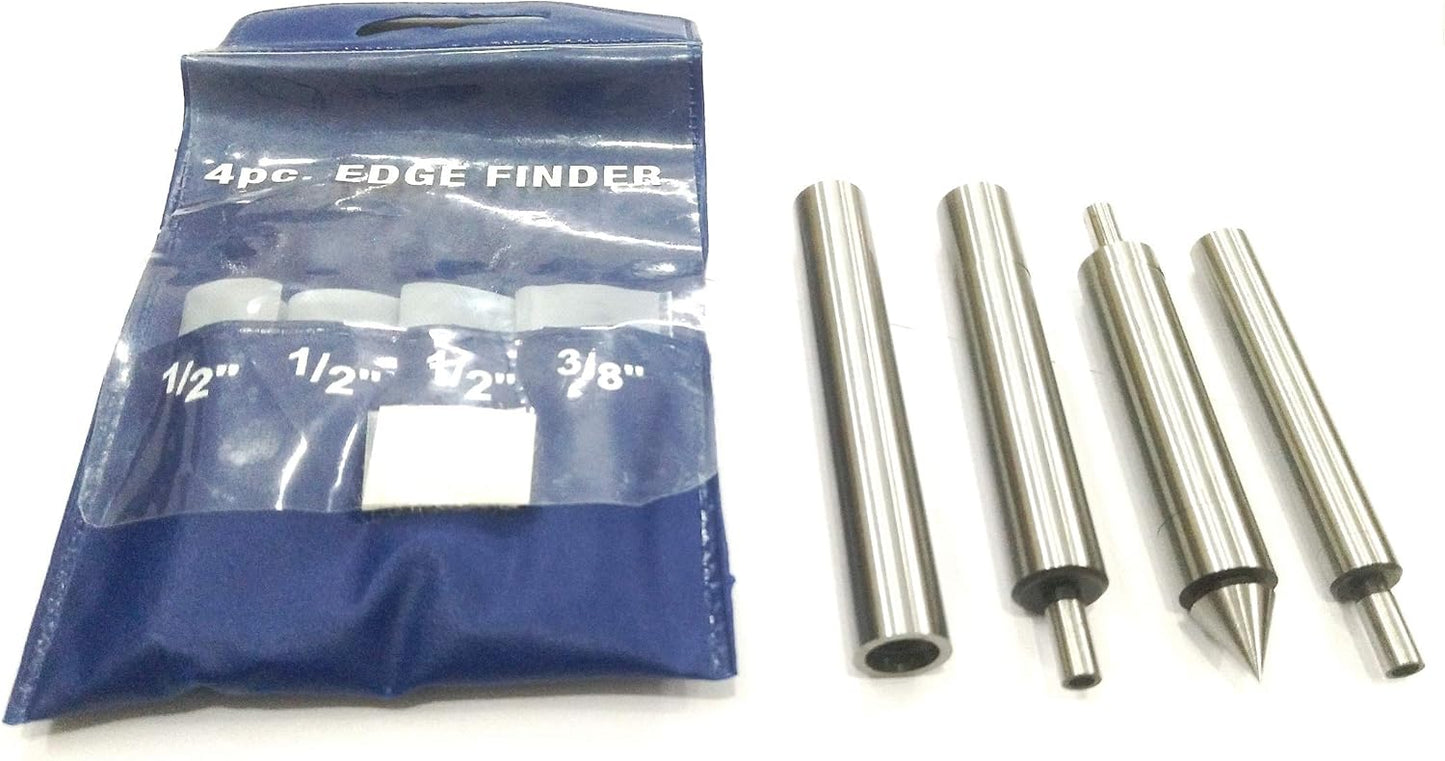 QUALITY 4 PIECES EDGE FINDER SET, 51 BLADES THREAD SCREW PITCH GAUGE, & WIRE GAUGE SET ROUND & RECTANGULAR