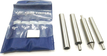 QUALITY 4 PIECES EDGE FINDER SET, 51 BLADES THREAD SCREW PITCH GAUGE, & WIRE GAUGE SET ROUND & RECTANGULAR