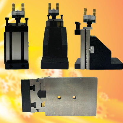 Assorts Tool Post Mini Vertical Slide with Side Scale for Mini Lathe - Precision and Versatility for Advanced Metalworking Projects