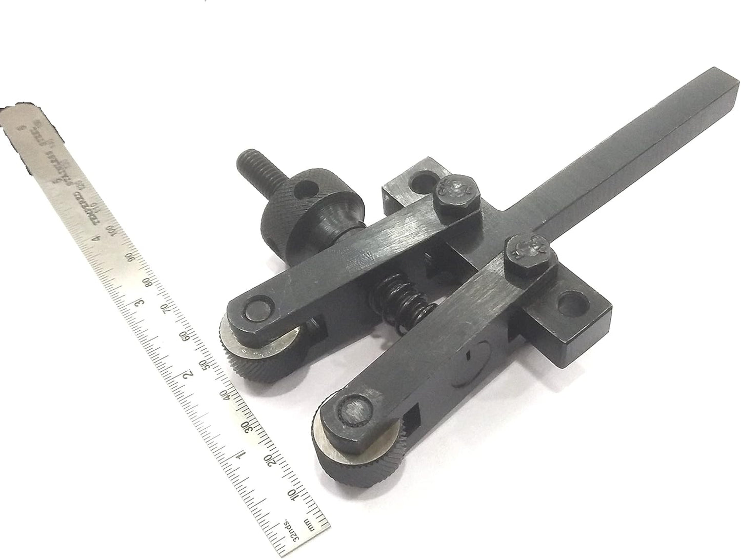 Spring Loaded Clamp Type Knurling Tool 2" Capacity for Lathes+ 2 Spare Knurls