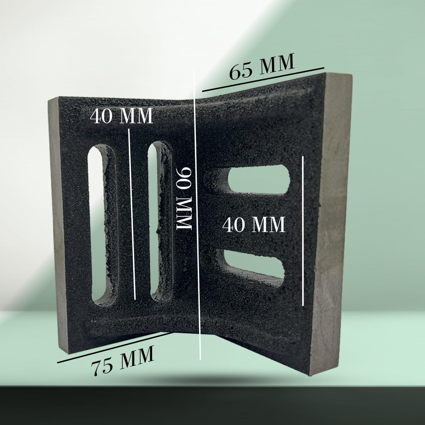 Assorts SLOTTED WEBBED ANGLE PLATE- STRESS RELIEVED GRAIN CASTE IRON ANGLE PLATE (BIG # 3" x 3-1/2" x 2-1/2"INCH/ 75 x 88 x 63 MM)