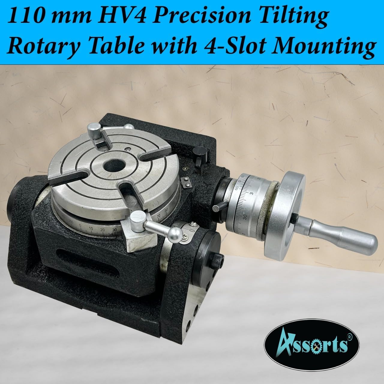 Rotary Table (HV4 (110 mm) Tilting - 4 Slots)