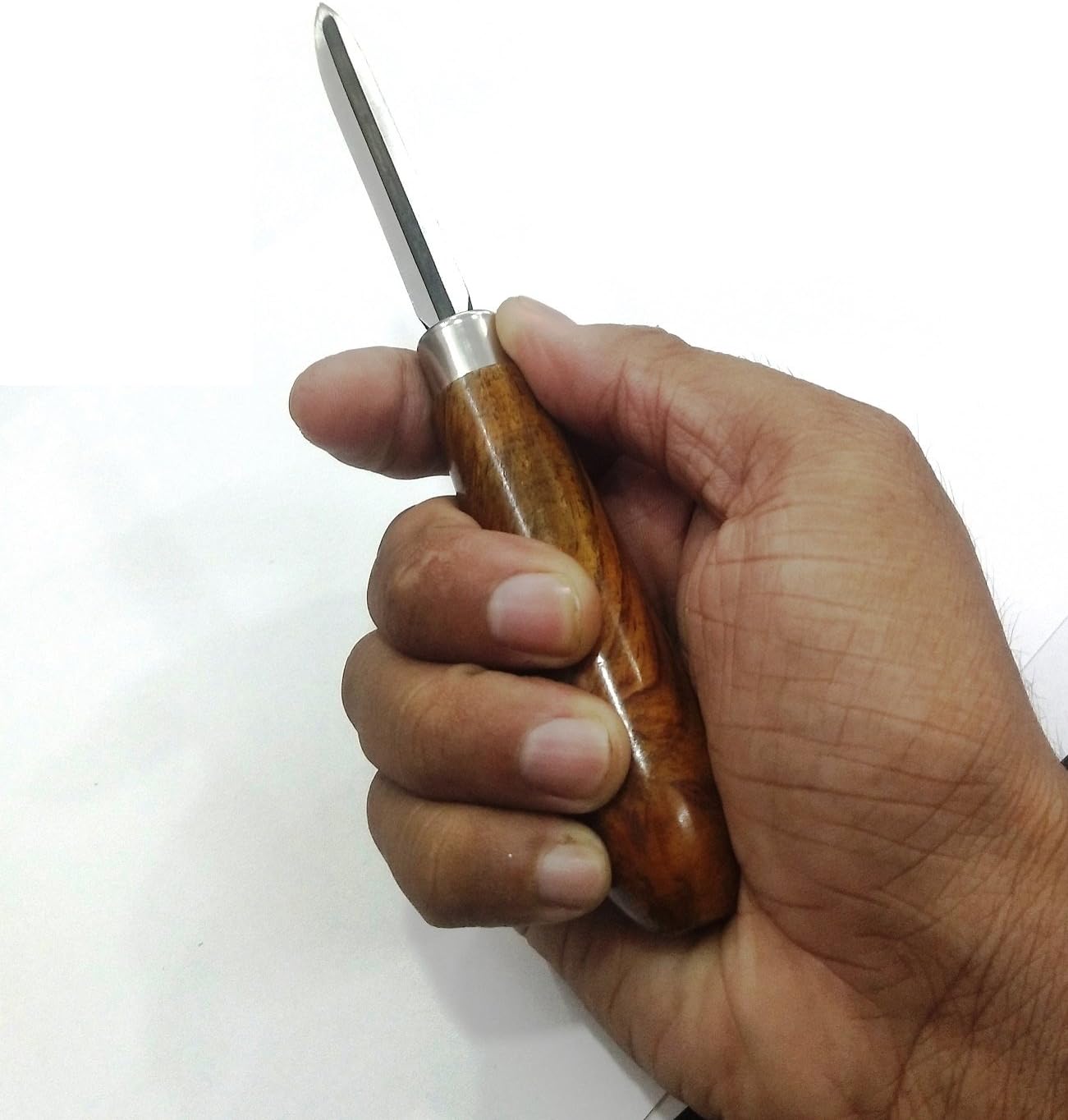 MACHINIST's TRIANGULAR SCRAPER 80 MM BLADE DEBURRING FINISHING ENGINEERING HAND METALWORKING TOOL FOR WORKSHOP-WOODEN HANDLE GRIP