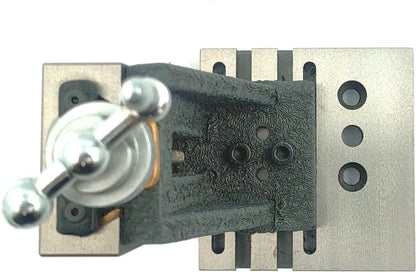 Mini Vertical Milling Slide with 2"/ 50 mm Mini Steel Vice & Base Mounting Plate - Direct Mounting on 7 x 14 Mini Lathe Machine-(No clamps)
