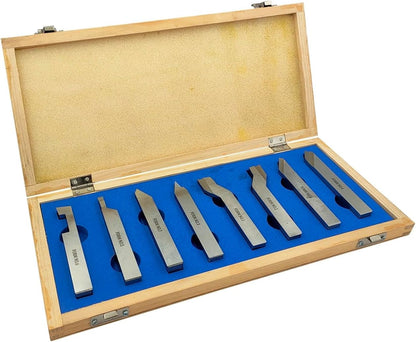QUALITY HSS LATHE FORM TOOL SET-HARD & GROUND-TURNING, THREADING, PARTING, ENGINEERING HOBBYISTS MACHINE TOOLS M2 GRADE (SQ. SHANK 16 X 16 X 125 MM)