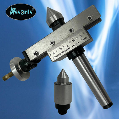 ASSORTS Design Patent Taper Turning For Lathe Tailstock w/Live & Dead Center options(Morse Taper MT2)