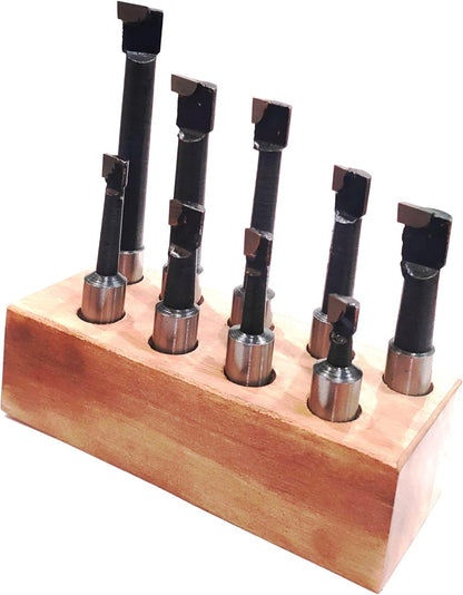 Assorts' Quality Boring Head 2" Inches for Milling & Lathe Machine (ONLY 9 PCS CARBIDE SET (NO BORING HEAD))
