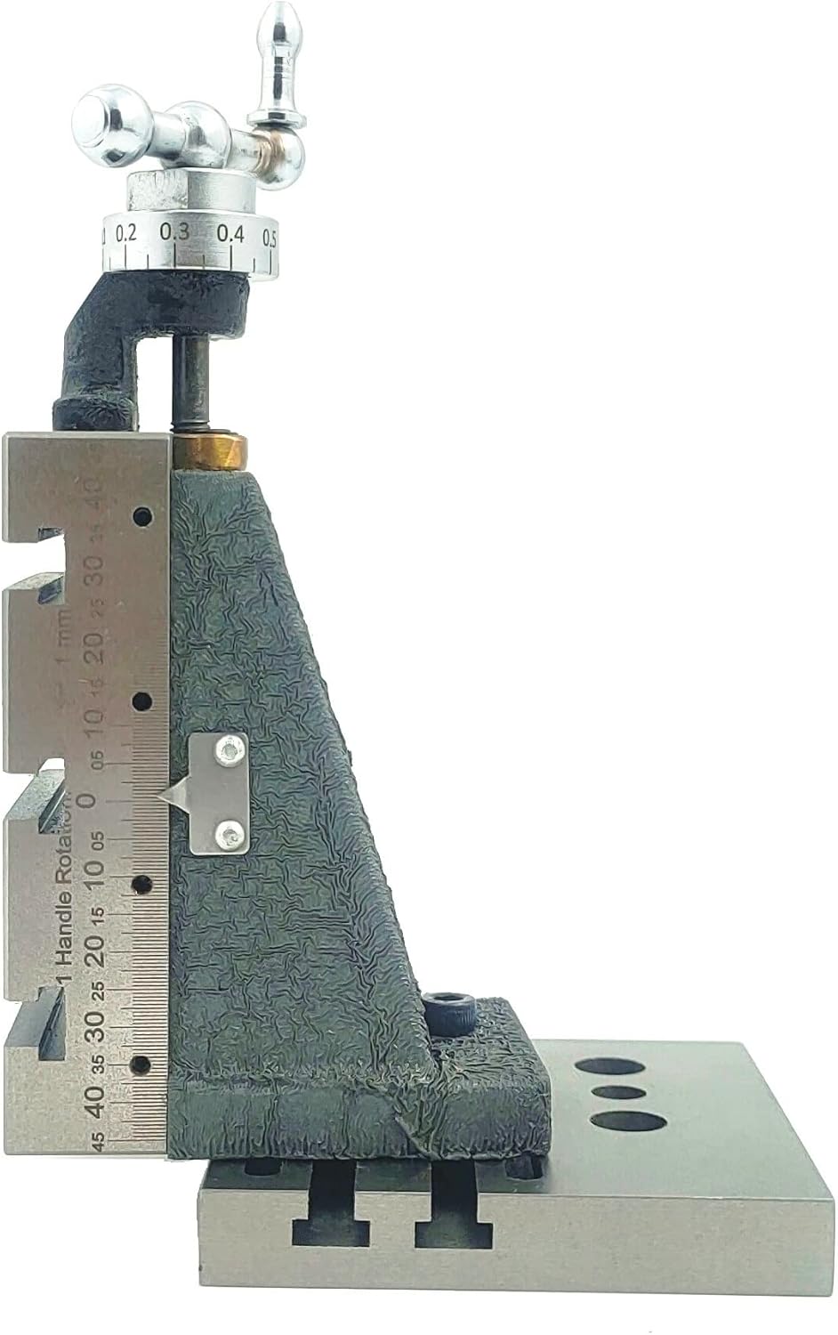 Mini Vertical Milling Slide with 2"/ 50 mm Mini Steel Vice & Base Mounting Plate - Direct Mounting on 7 x 14 Mini Lathe Machine-(No clamps)