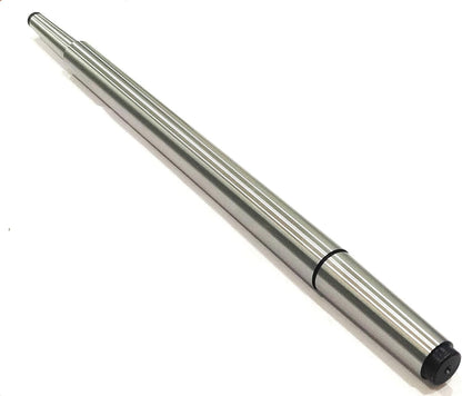 PRECISION STEEL LATHE ALIGNMENT TEST BAR MANDREL-HELPS LINING-UP HEADSTOCK & TAILSTOCK TO ELIMINATE ANY TAPER TURNING ON LONG LENGTH WORK-PIECE (DOUBLE END MT2 & MT3 (OAL 450 MM))