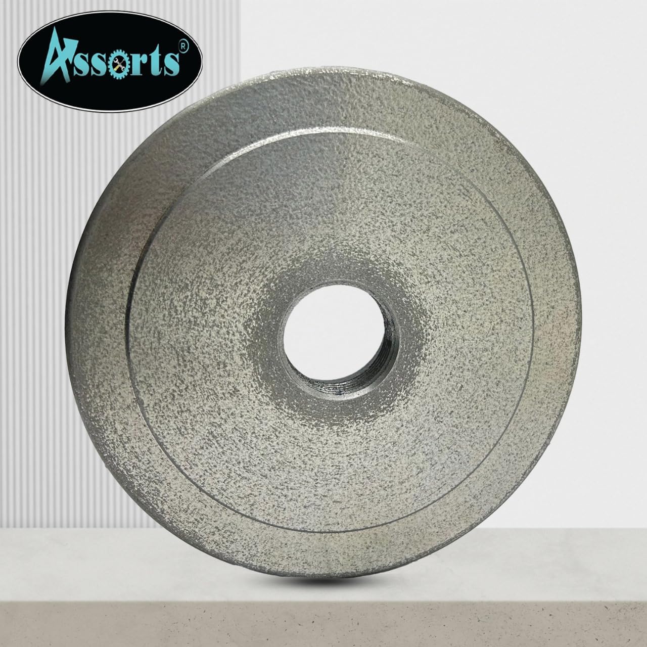 125 mm Cast Iron Backplate for Chuck Mounting | Myford-Compatible, 1-1/8" x 12 TPI Thread