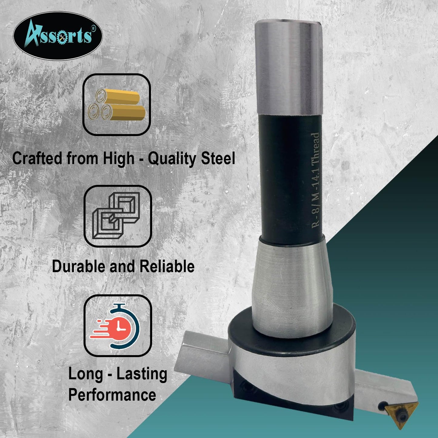 2" Inch II 50 mm Head Diameter Fly Cutter for milling & Lathe Machine with Replaceable Carbide Insert bit HSS Tool