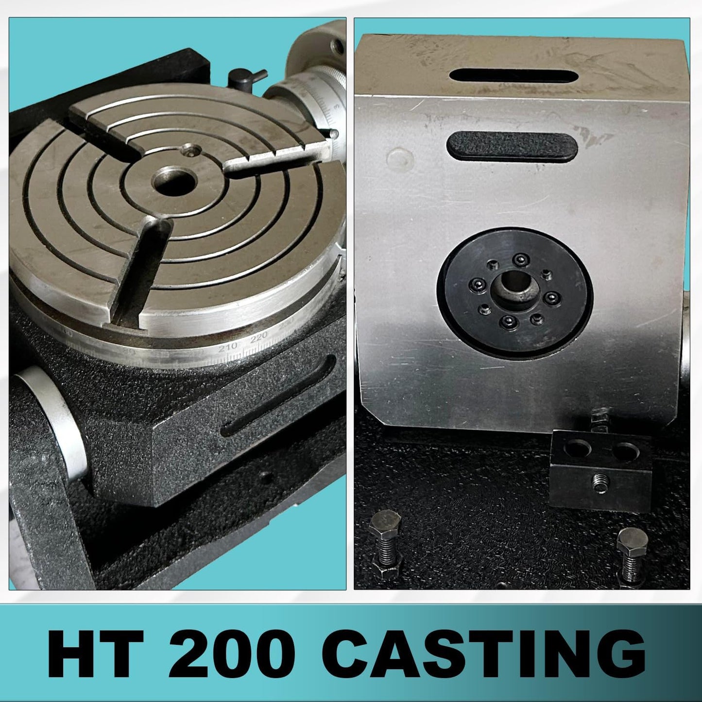 Brand New HV6 Rotary Table Milling Indexing Kit (3 slot)