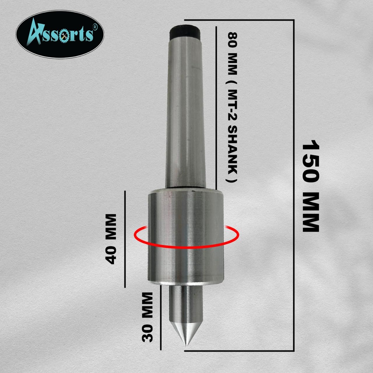 Live Revolving Center MT2 Bearings Slim Long Body- High Precision Quality