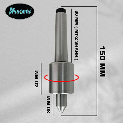 Live Revolving Center MT2 Bearings Slim Long Body- High Precision Quality