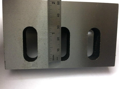 Caste Iron Slotted Small Angle Plate 100 x 50 x 58 mm -Stress Relieved