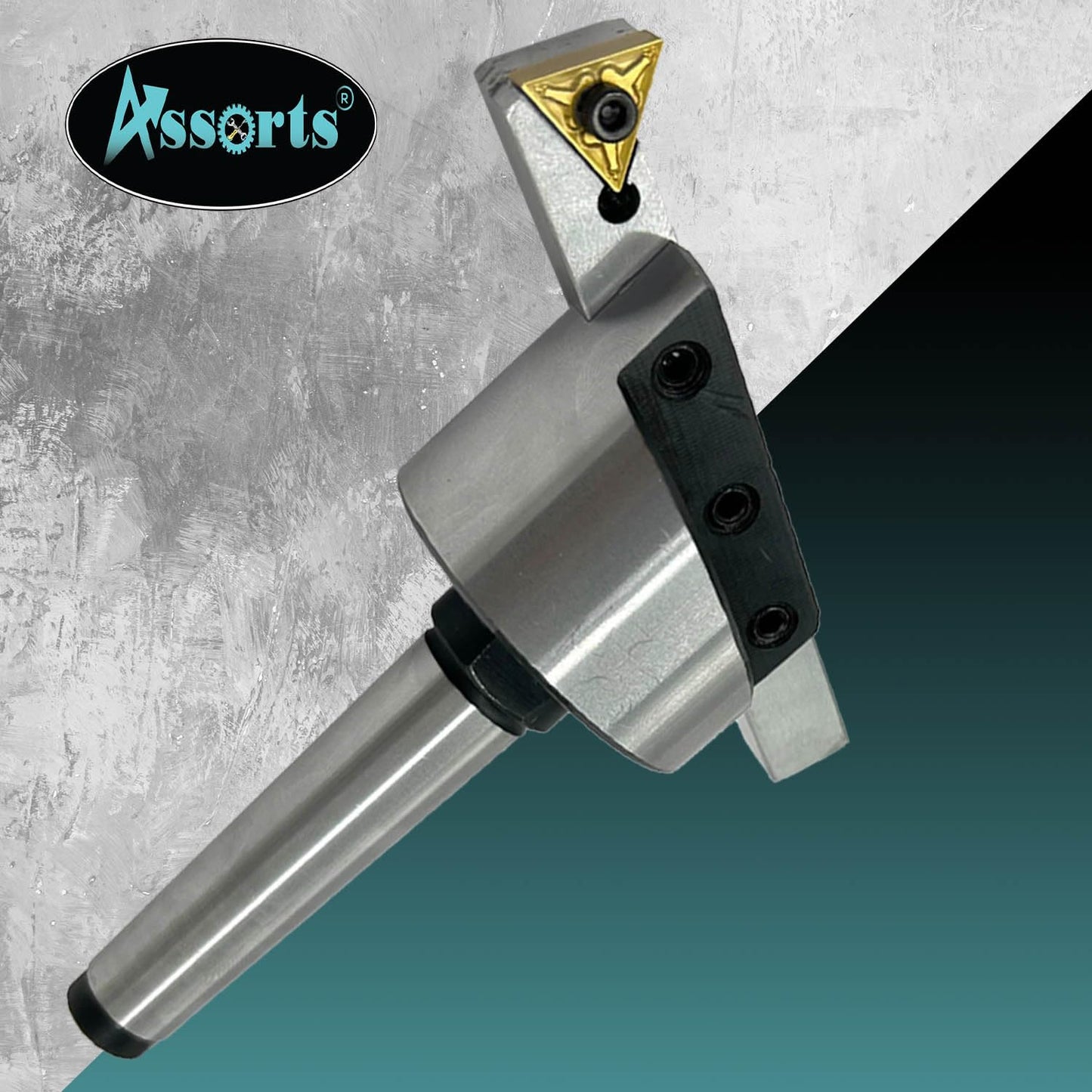 2" Inch (50 mm) Fly Cutter for Milling & Lathe Machines with Replaceable Carbide Insert – 3MT Shank (M12 x 1.75 mm)
