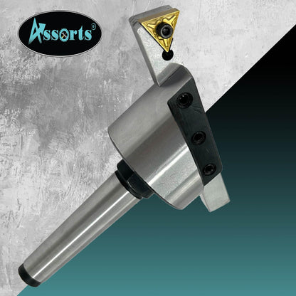 2" Inch (50 mm) Fly Cutter for Milling & Lathe Machines with Replaceable Carbide Insert – 3MT Shank (M12 x 1.75 mm)