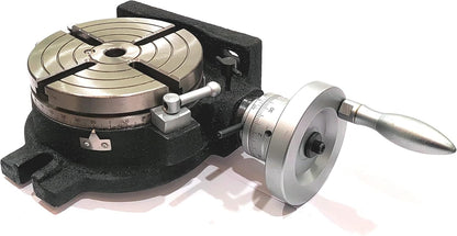 Horizontal Vertical HV6-4 slots Rotary Table 6" (150 mm) for Milling Machine