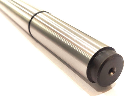 PRECISION STEEL LATHE ALIGNMENT TEST BAR MANDREL-HELPS LINING-UP HEADSTOCK & TAILSTOCK TO ELIMINATE ANY TAPER TURNING ON LONG LENGTH WORK-PIECE (DOUBLE END MT2 & MT3 (OAL 450 MM))