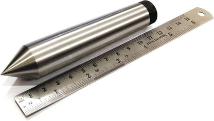 MT3 Morse Taper Dead Center – 60 Degree Point, Precision Tool for CNC Milling and Lathes