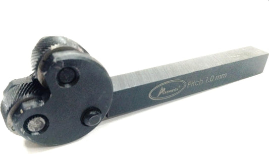 Knurling Tool Pivot Head Diamond Metric Pitches Pattern 1/2" Sq. Shank-lathe Engineering Machine Tools (Knurling Pitch 1.0 MM)