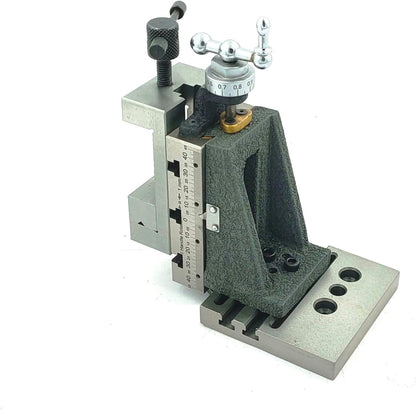 Mini Vertical Milling Slide with 2"/ 50 mm Mini Steel Vice & Base Mounting Plate - Direct Mounting on 7 x 14 Mini Lathe Machine-(No clamps)